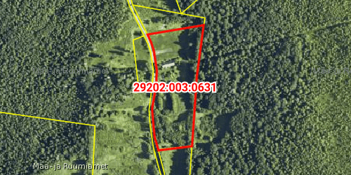 Cadastre map