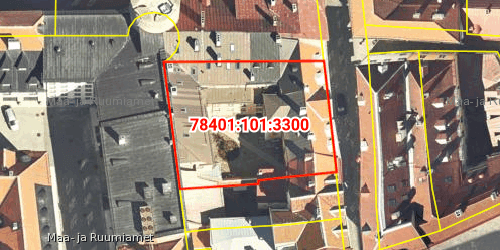 Cadastre map