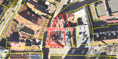 Cadastre map