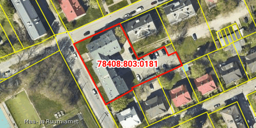 Kiinteistörekisterin kartta
