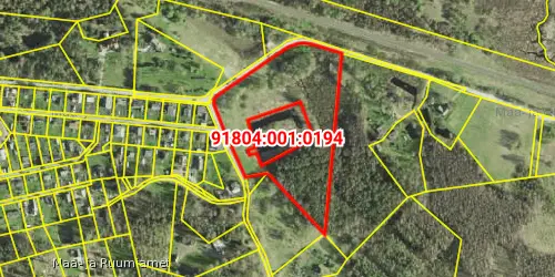 Cadastre map